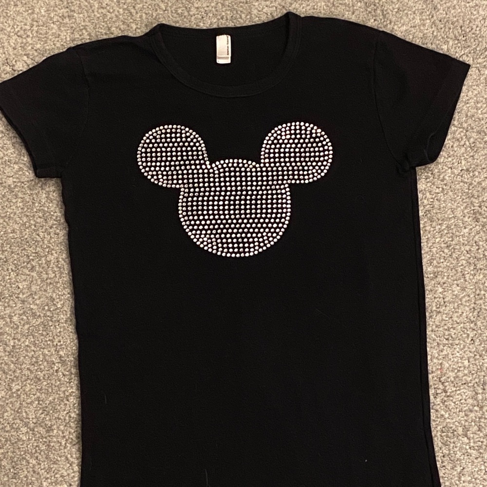 Crystal MICKEY MOUSE SHIRT SIZE L stretchy